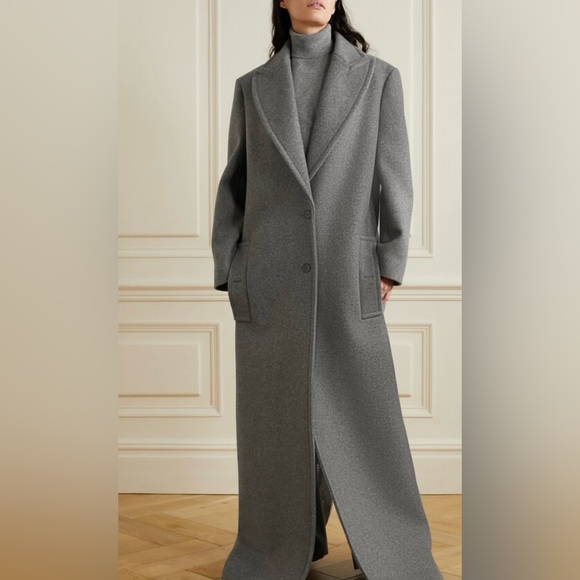 MICHAEL KORS COLLECTION Melton Paillette-Lined Maxi Coat - Picture 11 of 13